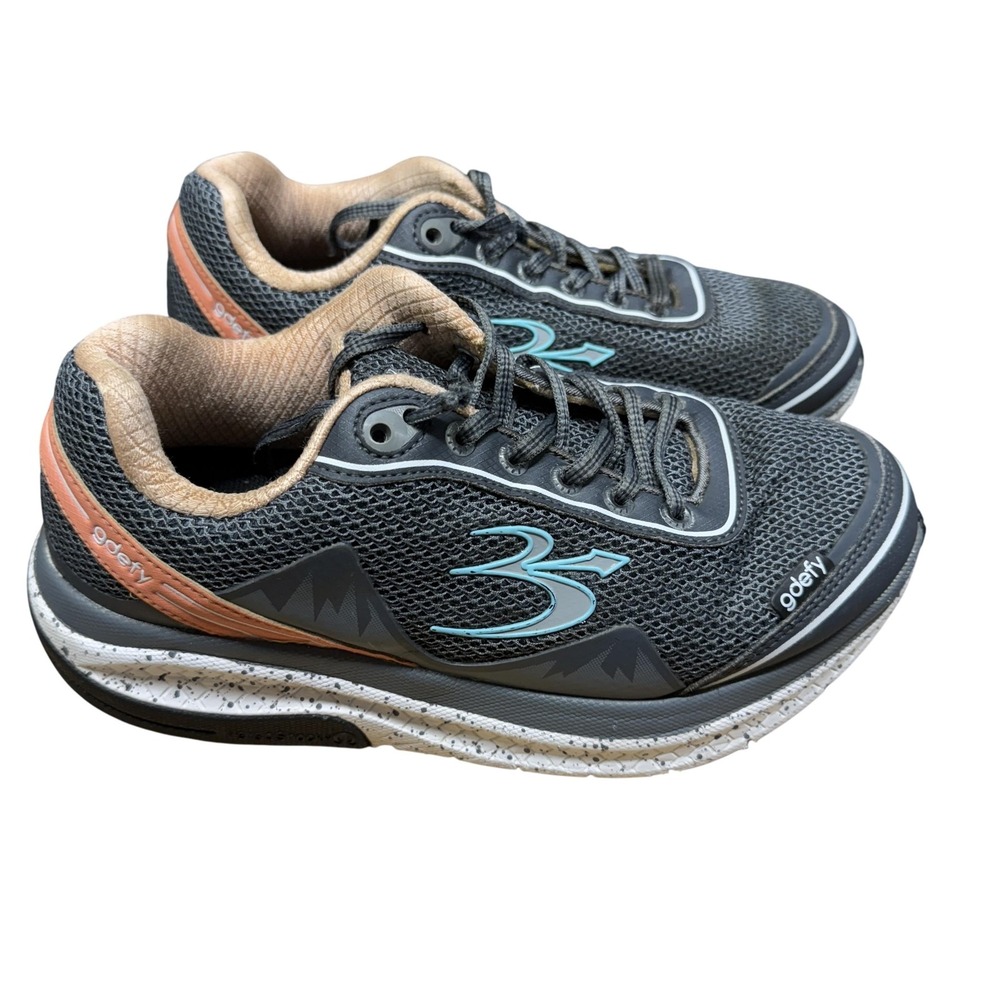 Gravity Defyer Shoes Womens Size 6.5 Athletic‎ Walking GDEFY IB9024FGR Sneakers